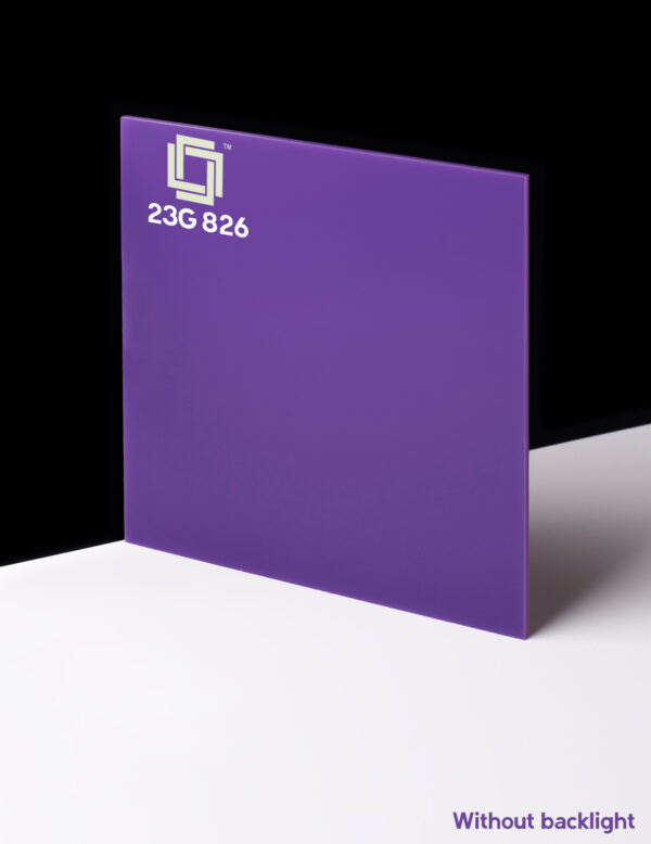 23 G 826 purple color acrylic sheet